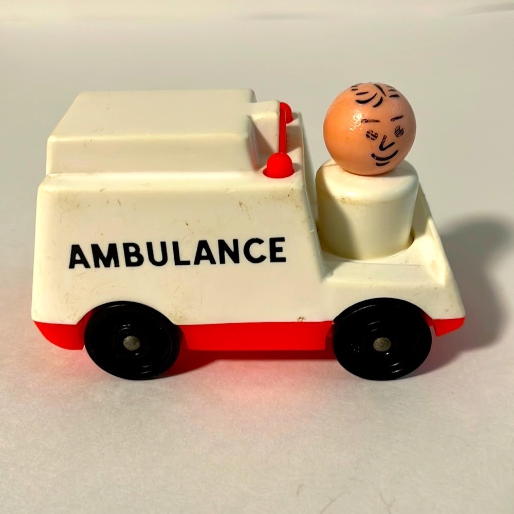 Vintage Fisher-Price Ambulance Set #126